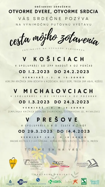 Plagát výstavy Cesta môjho zotavenia